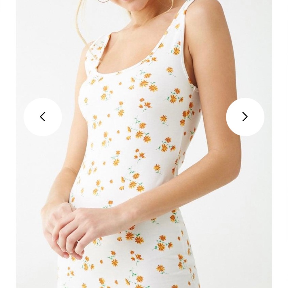🇺🇸 Flower Pattern Dress - Picture 3 of 8